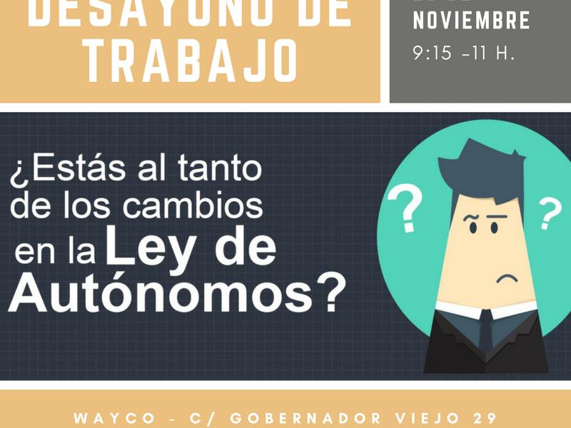 Jornada sobre la Ley de Autónomos